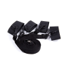 Set BDSM, catuse erotice pentru pat, ajustabile, negru