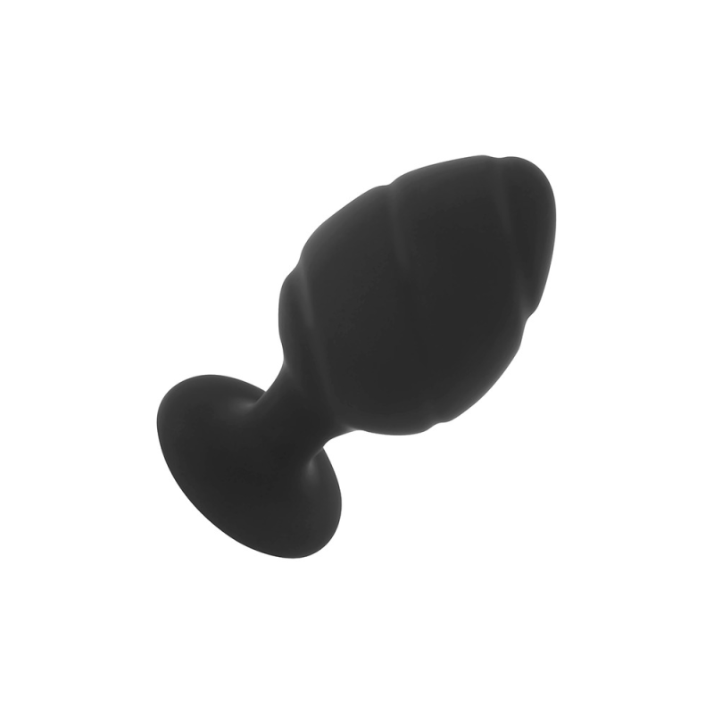 Dop anal, marimea S, lungime 6 cm, diametru 3.8 cm, Oh Mama, silicon medical hipoalergenic moale, negru