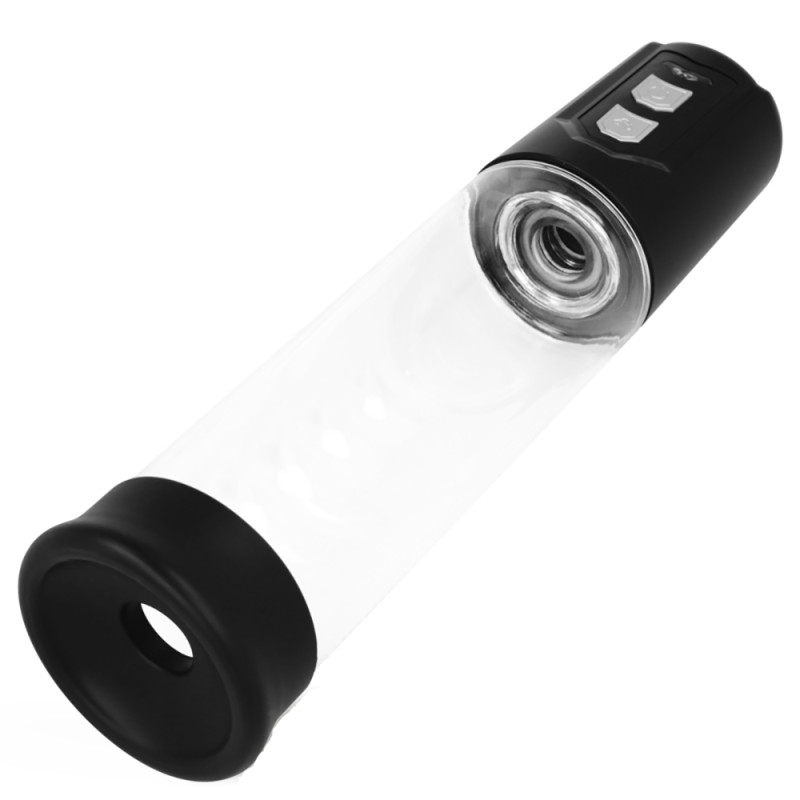 Pompa pentru marirea penisului,  Intense Pump, automata, stimularea erectiei, lungime inserabila 17 cm, transparent