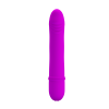 Vibrator, Pretty Love Beck, punctul G, 10 functii de vibratie, design ergonomic, silicon catifelat, silentios, lungime 12 cm, diametru 2 cm, mov