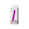 Vibrator, Pretty Love Beck, punctul G, 10 functii de vibratie, design ergonomic, silicon catifelat, silentios, lungime 12 cm, diametru 2 cm, mov
