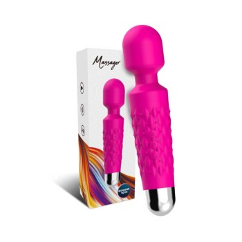 Vibrator stimulator clitoris Armony Rose, 9 moduri de vibratii, reincarcabil, rezistent la apa, silicon, roz