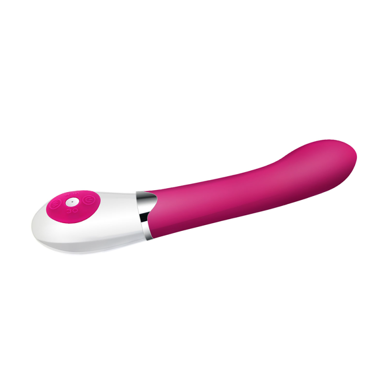 Vibrator punctul G, Pretty Love, Daniel, silicon, 30 functii vibratii, lungime 19.5 cm, diametru 3.1 cm, roz