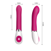 Vibrator punctul G, Pretty Love, Daniel, silicon, 30 functii vibratii, lungime 19.5 cm, diametru 3.1 cm, roz
