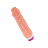 Vibrator realistic, Baile, Waves of Pleasure Fantasy, silicon moale, lungime 20 cm, diametru 4 cm, Natural
